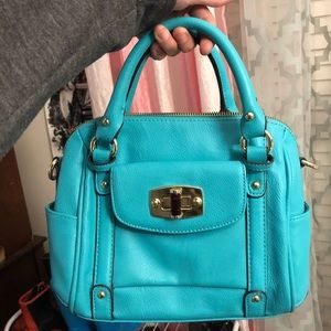 Teal mini crossbody bag